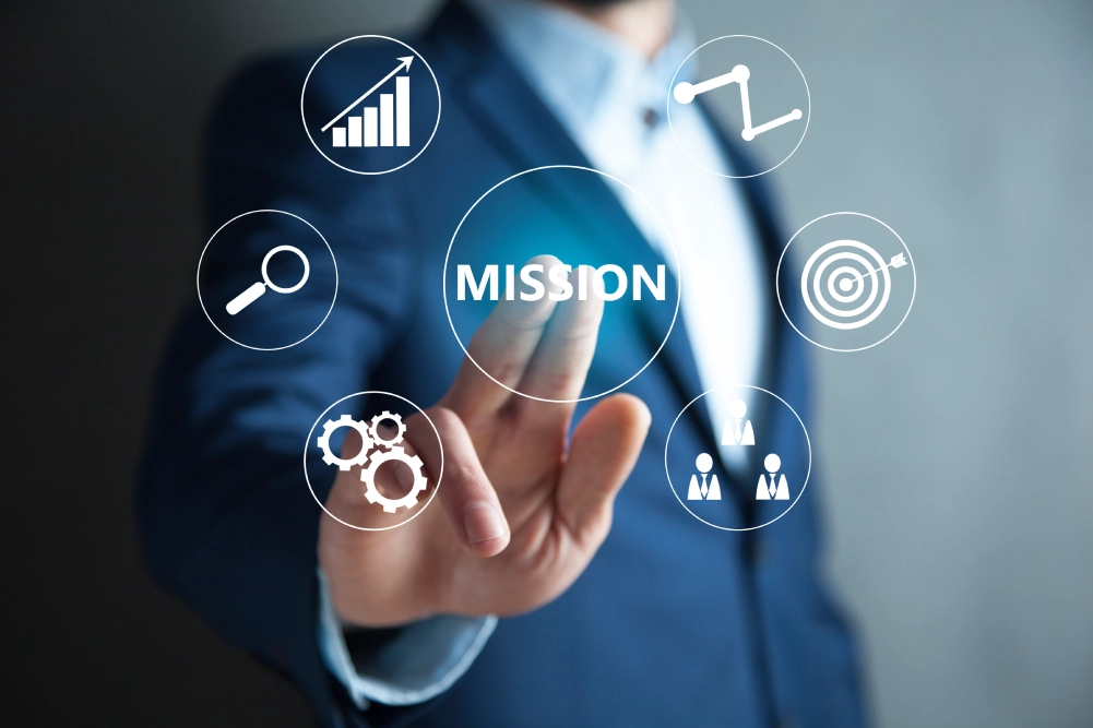 man-touching-mission-text-screen